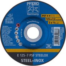 Pferd-werkzeug 62012640 Schruppscheibe E 125-7 A 24 L Psf