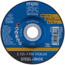 Meule d'ébarbage coudée psfsteelox 180x7mm pferd 1 pcs