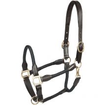 Pfiff - Lederhalfter Lina - schwarz - Pony