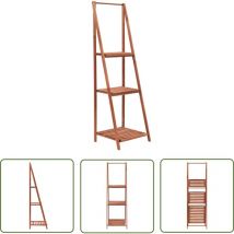 Longziming - The Living Store Pflanzenständer Zedernholz 45x40x145 cm - Pflanzenständer - Holzregal - Blumenschrank - Gartendeko - Zedernholzmöbel