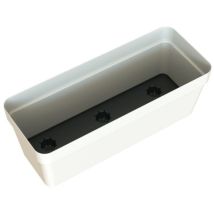 Pflanzgefäß - Artevasi - Capri - Kunststoff - Rechteckig - Trockengrün - 12,5 L