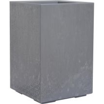 Pflanzkasten Faro Stone Grau Betonoptik, 40 X 40 X 60 Cm Kunststoff