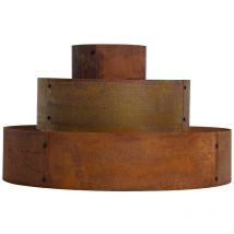 Pflanzpyramide Hochbeet Pflanzring ø 40/80/120 cm Kräuterspirale Rost Pflanzbeet