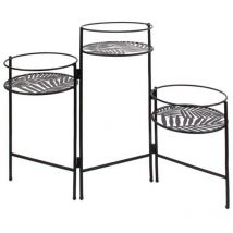 Pflanzregal aus Metall mit Blatt Cut-Out