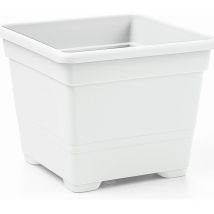 Quadratische Vase Weiß - 27 Cm