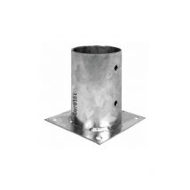 Pfostenfuß rund zum Anschrauben