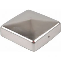 Baumarktplus - Pfostenkappe Edelstahl 121 mm Pyramide Abdeckkappe für Pfosten 12x12cm