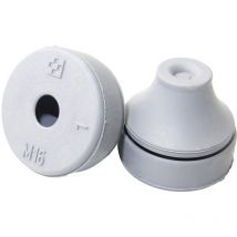 207 Kabeldurchführung Klemm-Ø (max.) 5 mm epdm Schwarz 1 St. - WKK