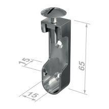 Armadio in tubo portante 11118 zinco pressofuso, wm.30x15mm pg (Per 50)