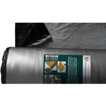 Alpholz - Dacheindeckung ksk Selbstklebend Flach-& Pultdach mit Blendbretter 16m² Anthrazit