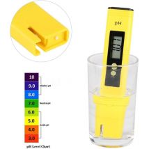 Aougo - PH-Messstift mit digitaler LCD-Anzeige, 0,00–14,00, Messbereich 0,01 pH, für Aquarium, Schwimmbadwasser
