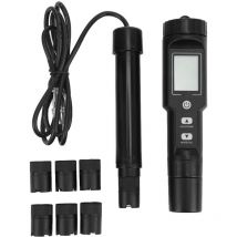Ph-meter 5-in-1 Salzgehalt Tds Ec Temperatur, Pool Ph-testgerät Ip67 Wasserdicht, 0,01 Hochpräziser Wasserqualitätsmesser Elektronisches Pool-ph-meter