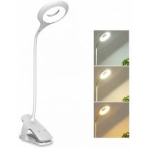 PH500 blanc 1800MA gradation tonifiant pince de chevet lampe lampe de lecture protection des yeux lampe de bureau intelligente