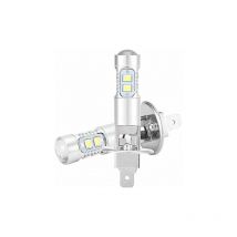 Phare antibrouillard Auto led H1 8000K 100W High Power Headlight High/Pow Beam Fog Light Bulb Ice Blue 6pcs