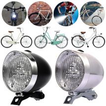 Phare de vélo à led classique vintage rétro
