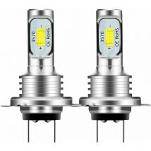 Phare led de voiture 80W H7 Phare de voiture csp 3570 Feu antibrouillard décodé pour voiture 80W, 2pcs