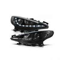 Viking Choice - Phares avec feu de position peugeot 207 05 06-06 12 noir