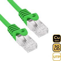 Kabel de Netzwerk 100% Cu Cat.6 utp Solid Grün 0,25 m -- phk 1952Gr - Phasak
