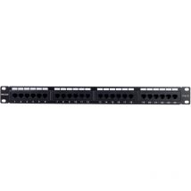 Patchpanel 19 ' 24P Cat.6 utp RJ45 dual 1U - pu 2420 - Phasak