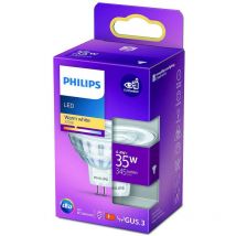 Ampoule led Spot GU5.3 35W Blanc Chaud, Verre - Philips