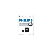 Philips - FM32MP45B/10 Carte mémoire microSD Classe 10 32 Go avec Adaptateur (FM32MD45B/10)