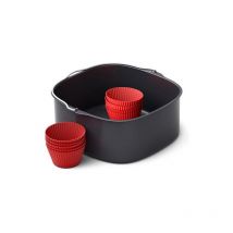 Philips - Kit de patisserie et moules a muffins en silicone pour Airfryer xxl HD9957/00