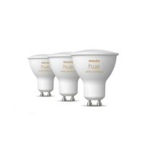 White Ambiance, ampoule led connectées GU10 4.3W compatible Bluetooth, Lot de 3, fonctionne avec Alexa, Google Assistant et Apple Homekit