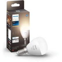 White, ampoule led connectée Luster E14, compatible Bluetooth, fonctionne avec Alexa, Google Assistant et Apple Homekit - Philips Hue