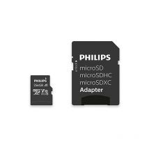 Sdxc Card 256GB + sd Adapter uhs-i U1 Reads up to 80MB/s A1 Fast App Performance V10 Memory Card for Smartphones, Tablet pc, Card Reader