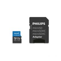 Sdxc Card 512GB + sd Adapter uhs-i U3 Reads up to 100MB/s A1 Fast App Performance V30 Memory Card for Smartphones, Tablet pc, Card Reader