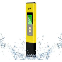 Phmetro 4 in 1, pHmetro Tester, pHmetro, pHmetro con display lcd, risoluzione ad alta precisione 0,01, phmetro per piscina