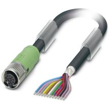 Phoenix Contact 1430129 Connettore confezionato per sensore o attuatore M12 Presa dritta 1.50 m Numero di poli: 12 1 pz