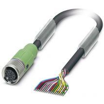 1430776 Connettore confezionato per sensore o attuatore M12 Presa dritta 1.50 m Numero di poli: 17 1 pz - Phoenix Contact
