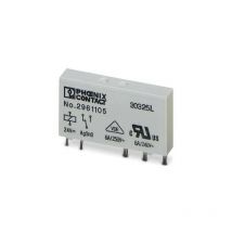 2961105 Relé enchufable miniatura 1 cambio 24VDC 6A - Phoenix Contact