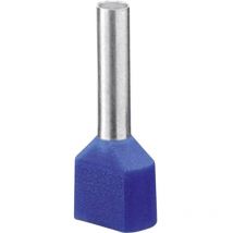 Phoenix Contact 3200836 Capocorda doppio 2.5 mm² Parzialmente isolato Blu 100 pz.