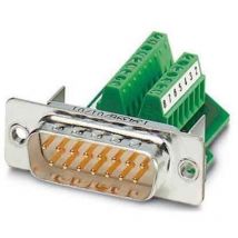 Phoenix Contact - Vs-15-st-dsub/16-mpt-0,5 1688078 D-sub Stecker 180 ° Polzahl: 15 Schrauben 1 St.