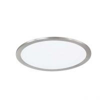 Phoenix Plafoniera Led Tonda Dimmerabile Acciaio Diff. Bianco d. 30