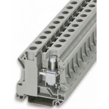 Phoenix Contact Installationsklemme – Querschnitt: 6 mm²-25 mm² – Schraubanschluss – 76 A – grau – Hutschiene TH35