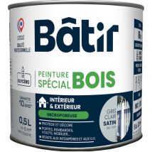 P/holz Sat 0,5l Grau C Ral7035
