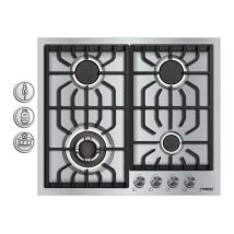 Phönix PS-604L Gaskochfeld 4 flammig Edelstahl Gaskocher Einbauherd