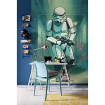 Poster xxl Mandolarian Imprimé Stormtrooper l200 x H280 cm