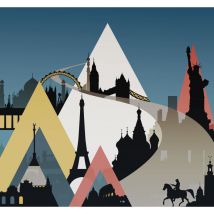 Komar - Poster géant intissé Tourisme - 300 x 280 cm