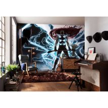 Komar - Poster géant intissé Thor Dieu du Tonnerre - 500 x 280 cm