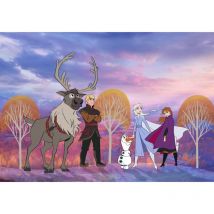 Komar - Papier Peint Intissé La Reine des Neiges Disney Forêt d'automne 400 cm x 280 cm