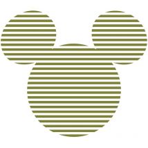 Sticker Mural Géant - Tête De Mickey