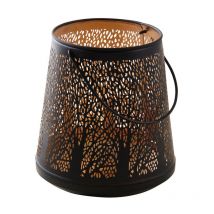 Photophore en métal arbre