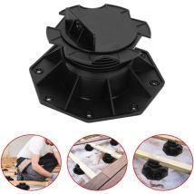 Tolletour - Soporte universal ajustable en altura para tablones de terraza. wpc. bpc. baldosas. bases de terraza 60-140 mm 30 piezas