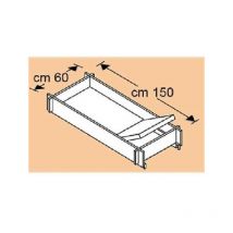Piano con botola e tavole ferma piede per trabattello rapido 160 rapido/164 - Faraone
