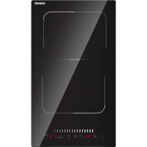 Karinear - Piano cottura a induzione 30 cm Piano cottura elettrico a 2 zone da incasso con zona flessibile 220-240 v 3500 w Cablato senza spina