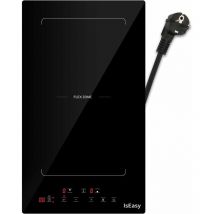 Piano Cottura a Induzione con Flessibile 2 in 1 zone, Piastra ad Induzione 3400W,Protezione dal surriscaldamento, Serratura per bambini